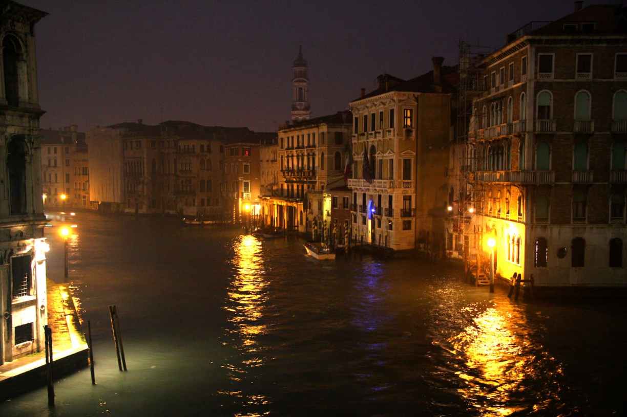 Grand canal de Venise en Italie