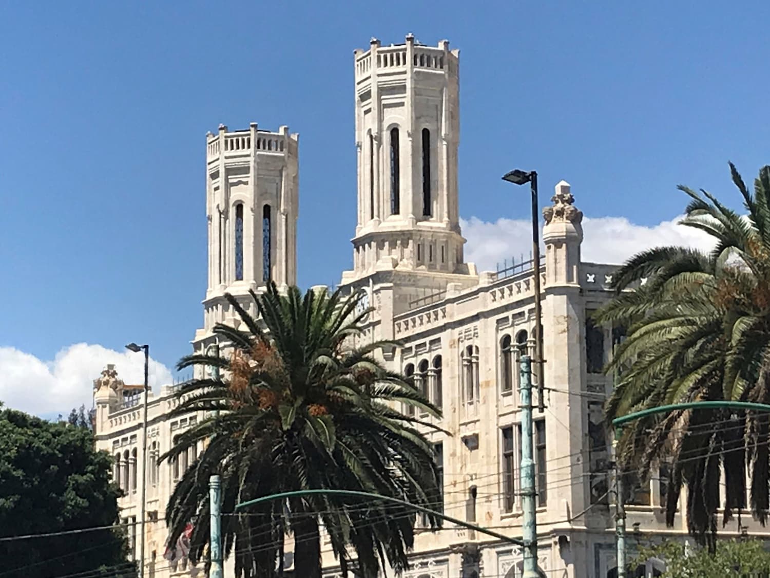 Le palais civique de Cagliari en Sardaigne