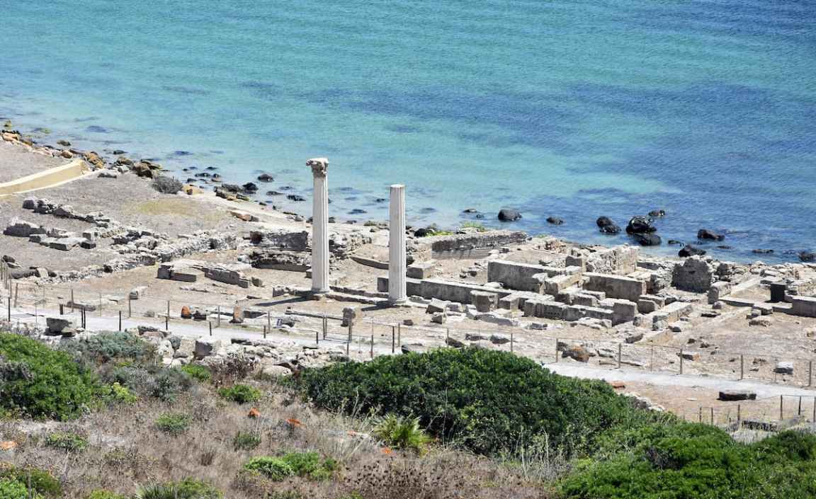 La côte ouest de la Sardaigne de Bosa à&nbsp;Oristano