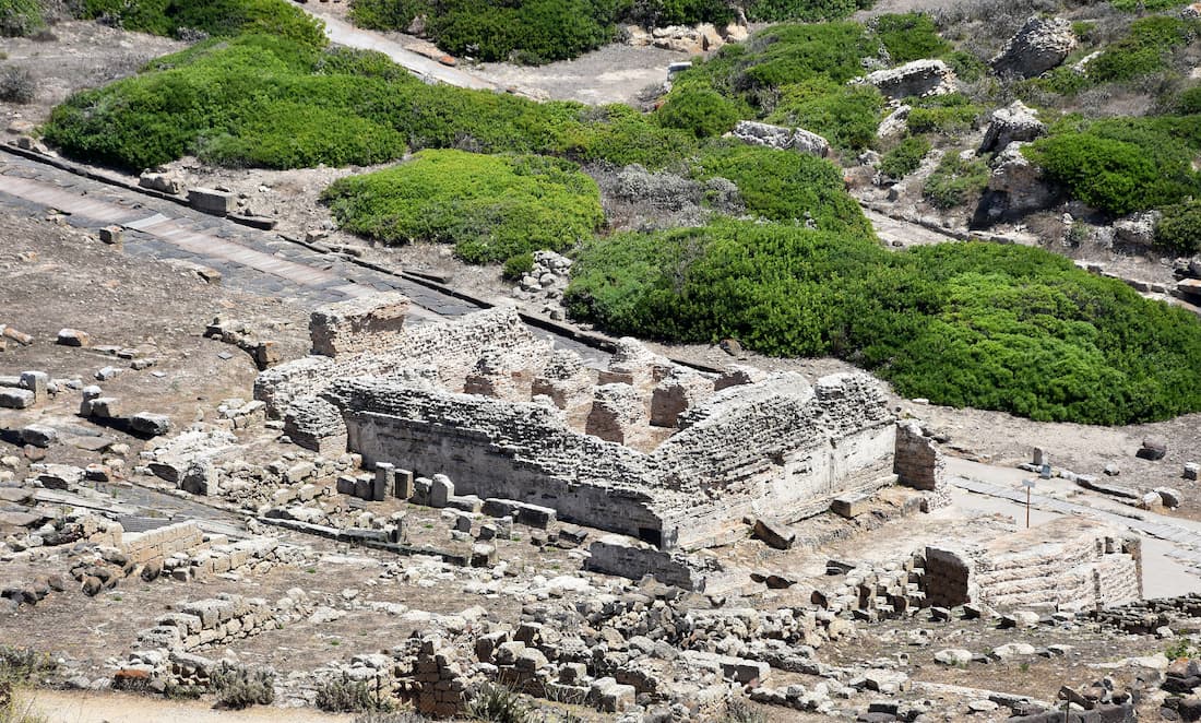 Sardaigne : site archéologique de la presqu'île de Tarros in Sinis
