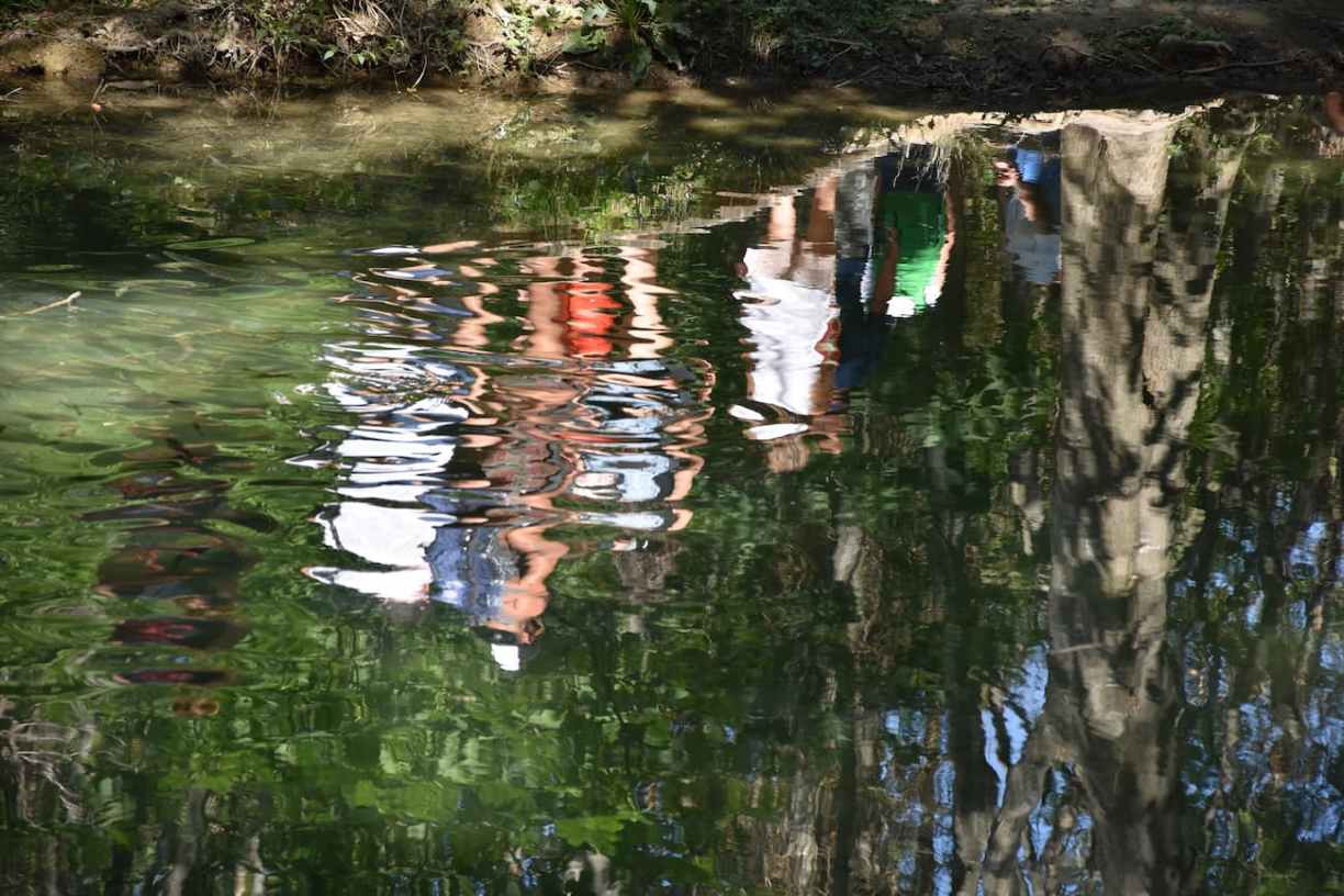 Flot de touristes à Plitvice en Croatie