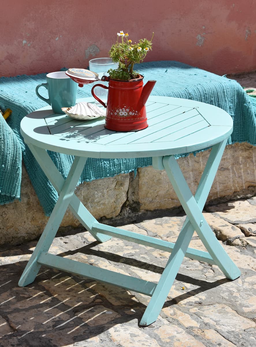 Croatie : petit café au soleil à Rovinj