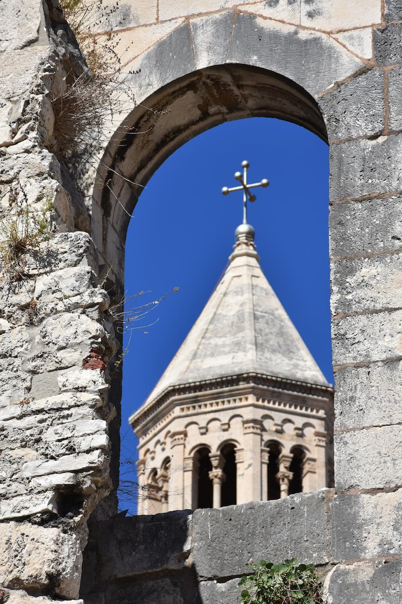 Croatie : le clocher de la cathédrale de Split