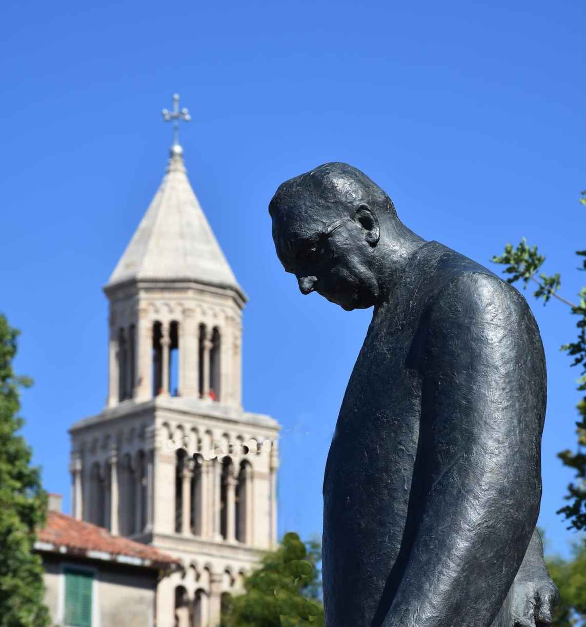 Vue du clocher de la cathédrale Saint-Domnius de Split