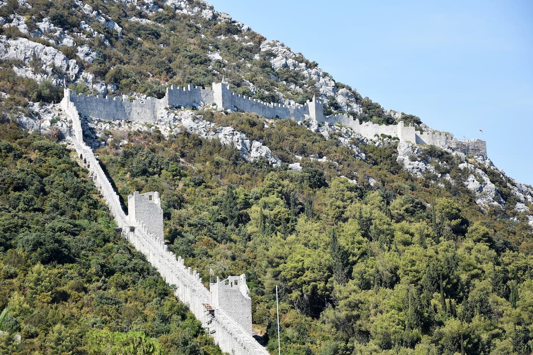 Croatie : la forteresse de Ston