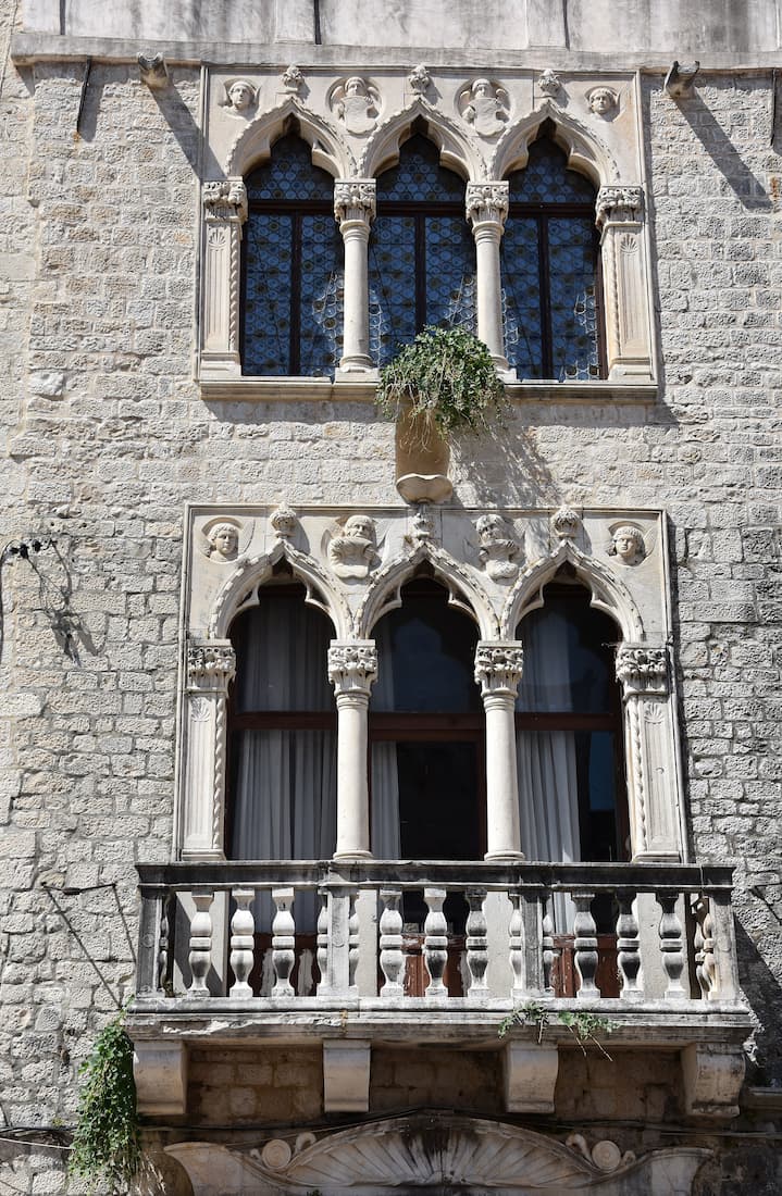 Le palais Čipiko de Trogir en Croatie