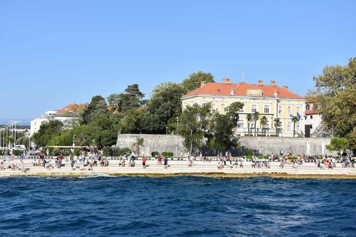 Croatie : le front de mer de Zadar