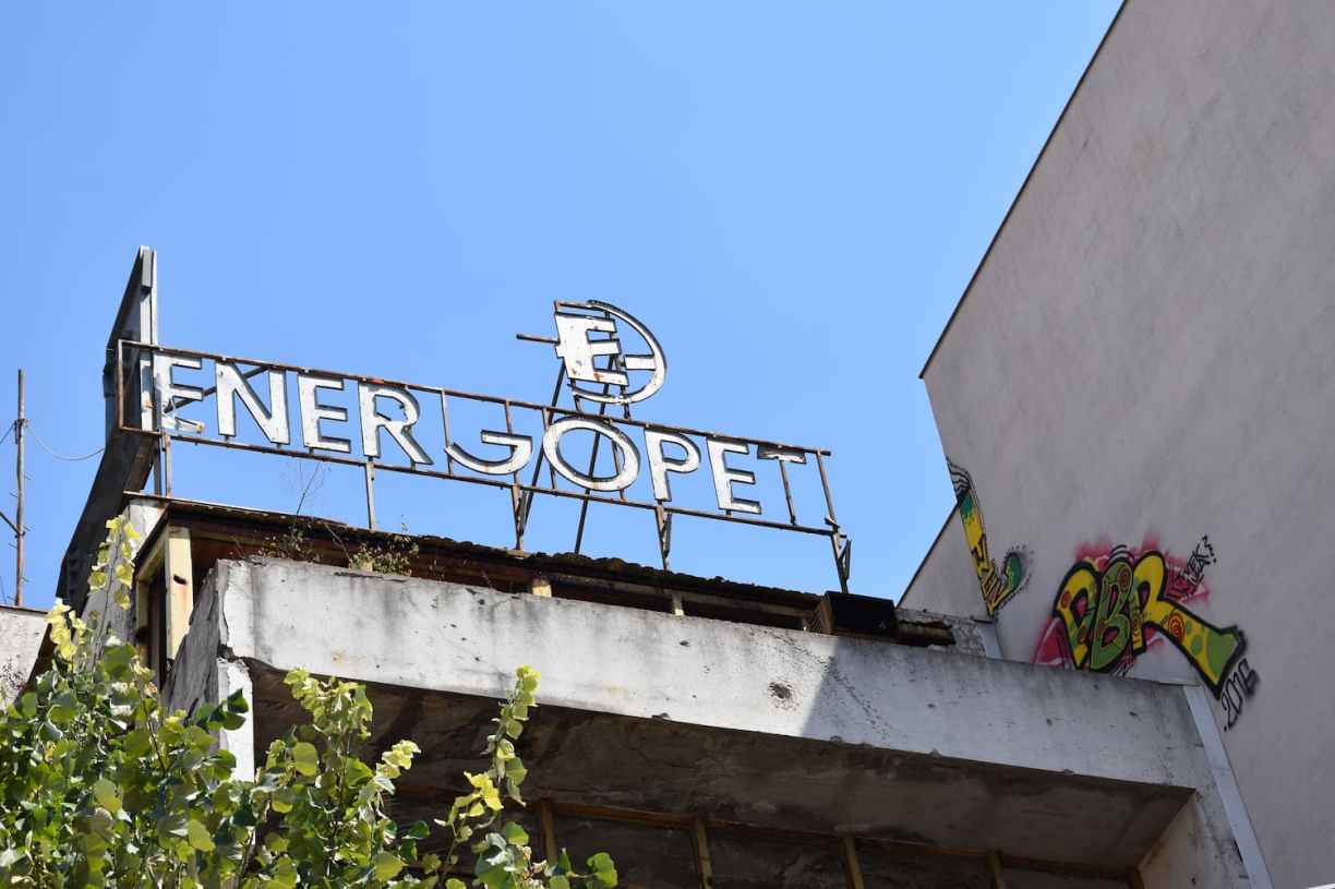Traces de la guerre de Bosnie à Mostar en Bosnie-Herzégovine