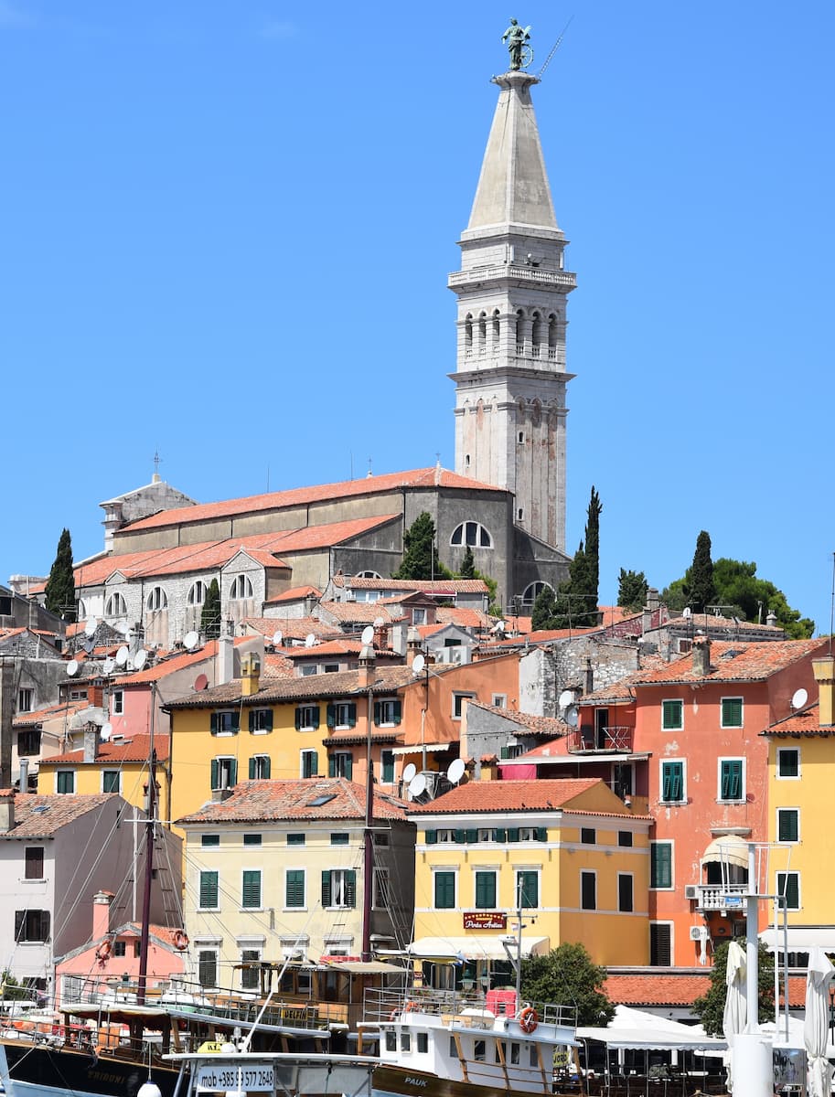 Le centre historique de Rovinj en Croatie