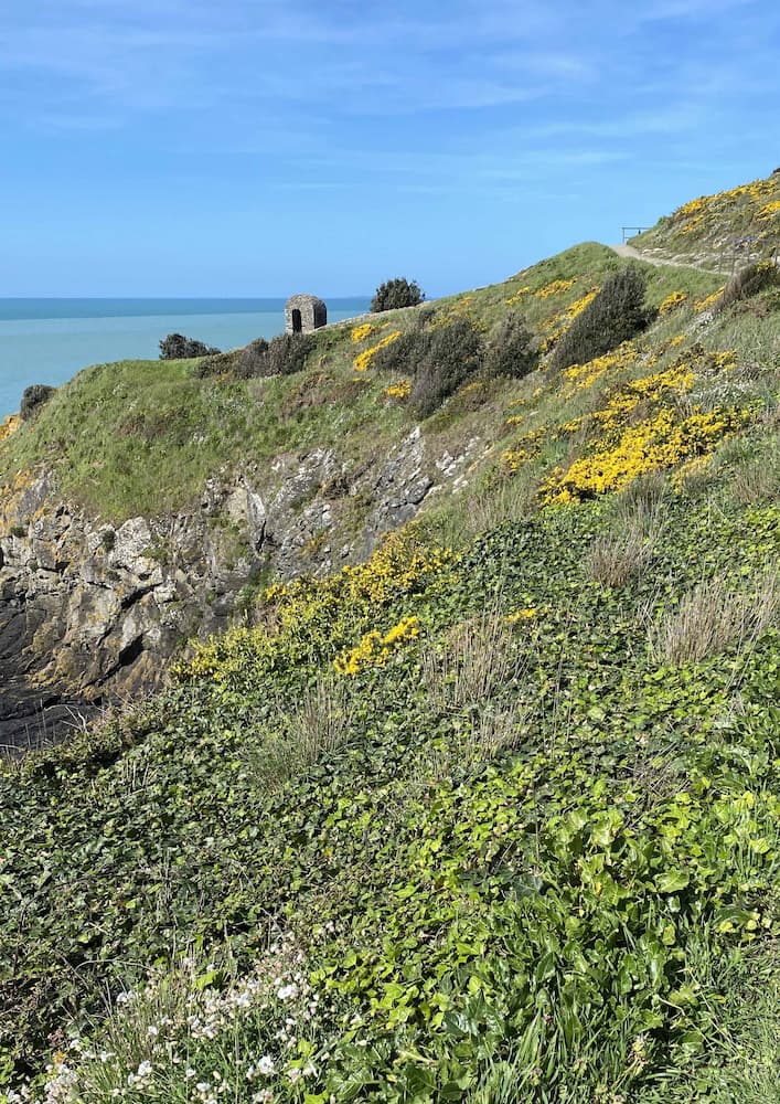 Granville en Normandie : sentier de la pointe du Roc