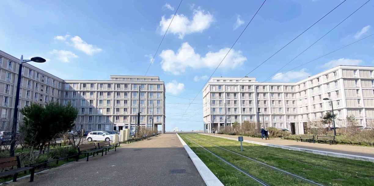 La Porte Océane au Havre, immeubles en front de mer