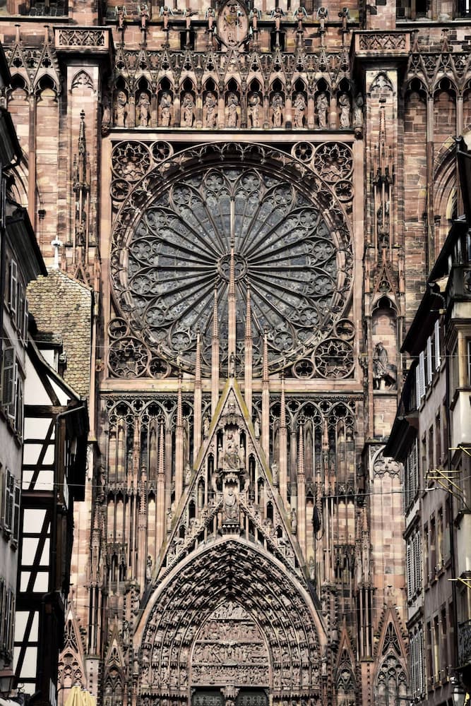 Façade de la cathédrale de Strasbourg