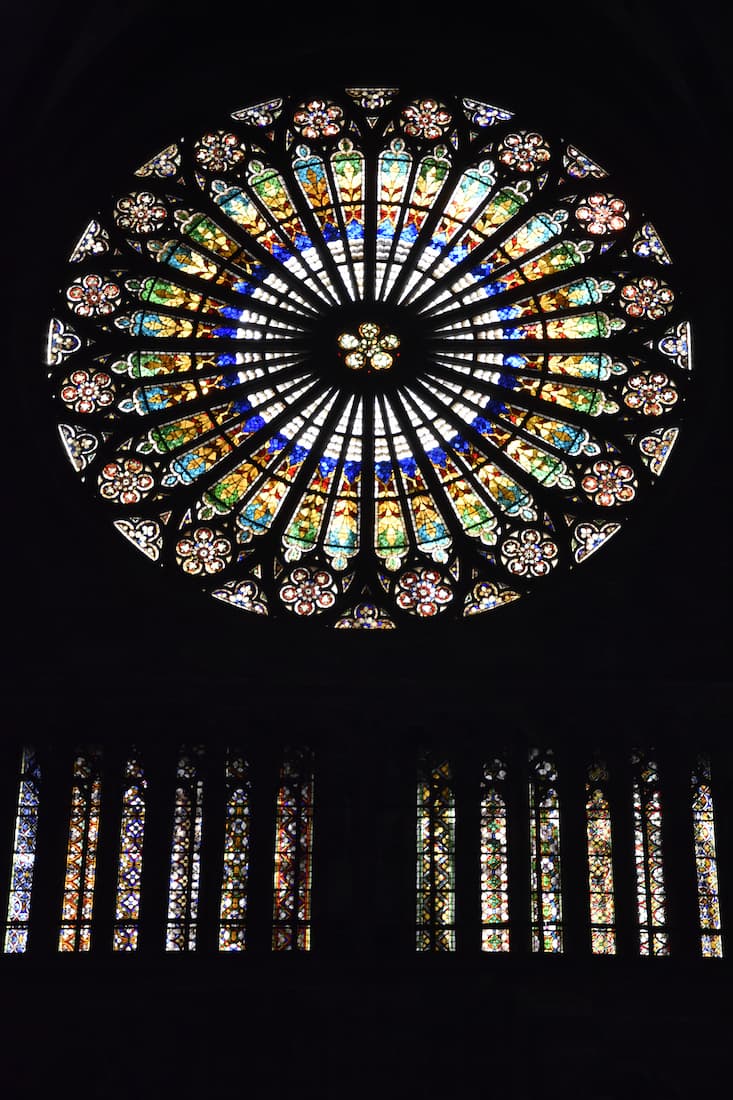 Rosace de la cathédrale de Strasbourg