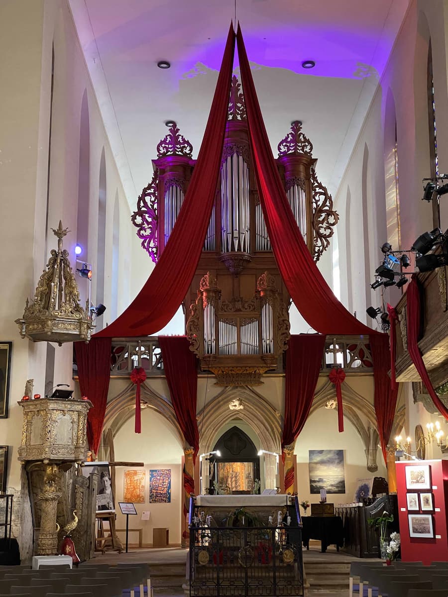 Strasbourg : intérieur de l'église Saint-Guillaume