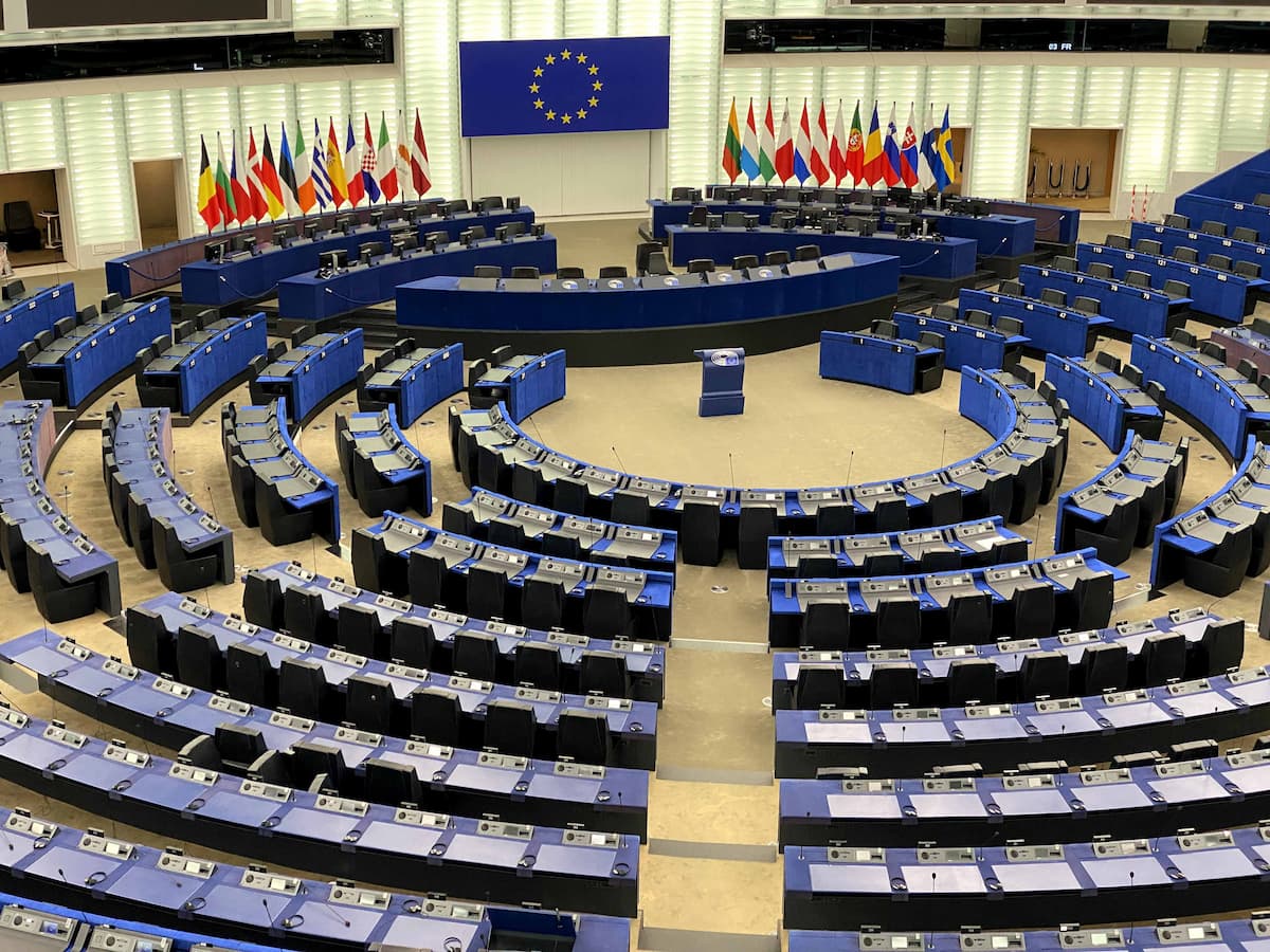 Hémicycle du Parlement européen de Strasbourg