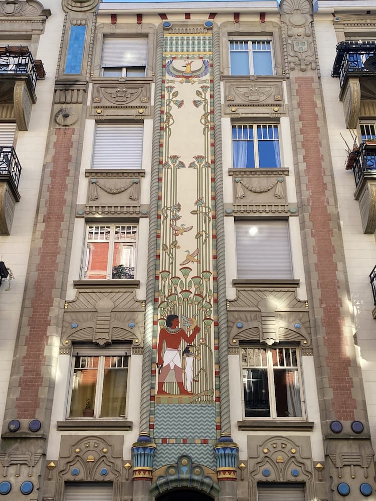 Maison égyptienne dans Neustadt à Strasbourg
