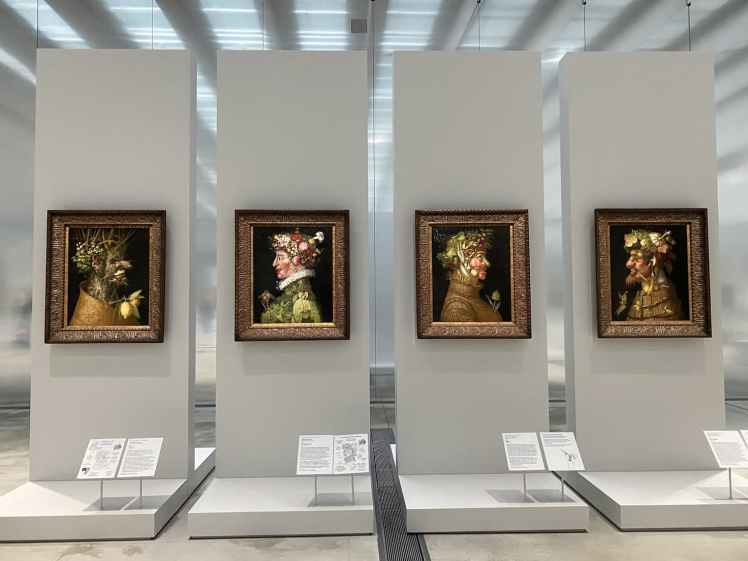 Œuvres Les Quatre Saisons de Giuseppe Arcimboldo exposées au musée du Louvre-Lens