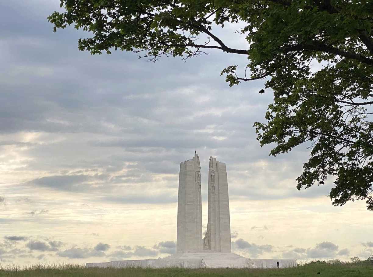 Mémorial canadien de Vimy dédié aux soldats de la Première Guerre mondiale 