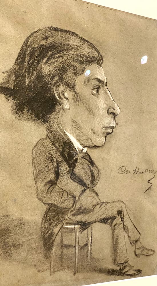 Monet caricaturiste est exposé au musée d'art moderne André Malraux au Havre
