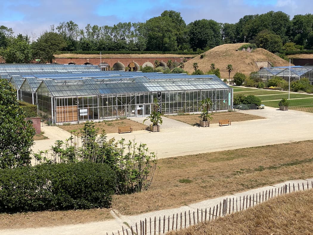 Les Jardins suspendus à l'intérieur du Fort de Sainte-Adresse au Havre