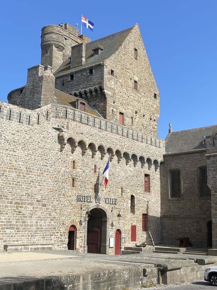 Château de Saint-Malo au cœur de la cité Intra-Muros