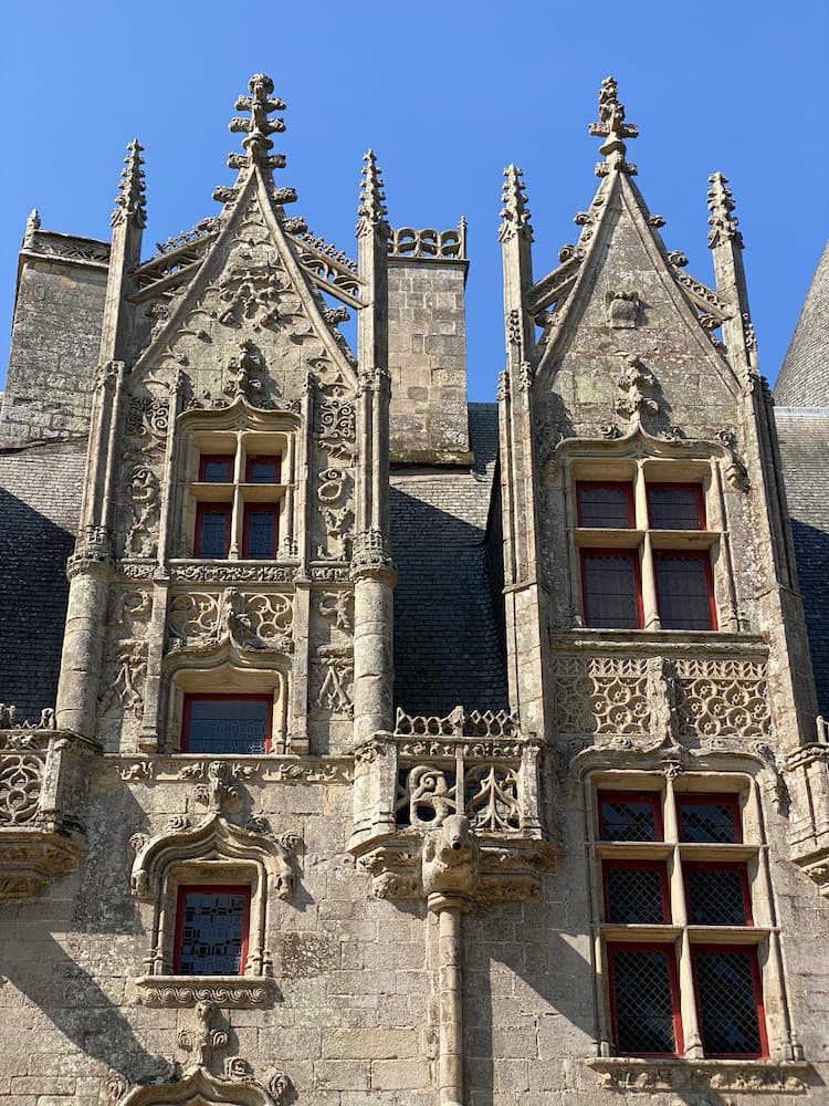 Façade Renaissance du château de Josselin